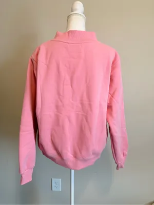 Parke Blush + Lavender Valentines Varsity Mockneck Sweater limited edition S/m thumbnail 11