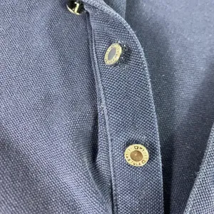 Lauren Ralph Lauren Shirt Womens Medium Blue‎ Polo Collared Short Sleeve RL Logo thumbnail 5