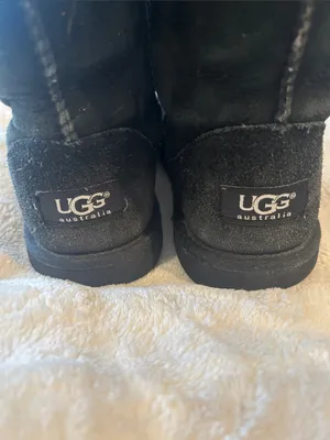UGG Black Shearling Lined Boot thumbnail 5