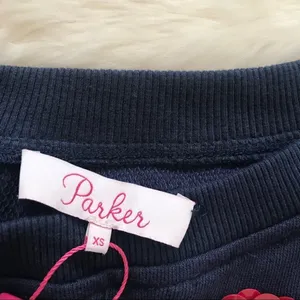PARKER Beaded Sequin Sweatshirt Floral Embroidered Long Sleeve Blue‎ Red XS New thumbnail 6