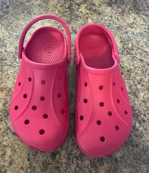 CROCS Woman's Slip-On Clogs in Bright Pink thumbnail 1