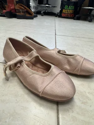 Steve Madden pink satin ballet flats thumbnail 2
