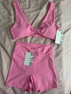 WILO Anthropologie The Label Sports Bra and shorts thumbnail 1