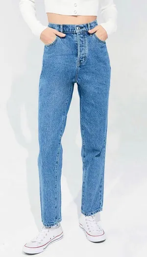 PacSun High Waisted Straight Leg Jeans thumbnail 1