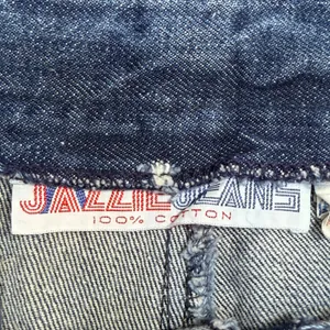 Jazzie Jeans Womens 10 Blue Vintage 70s Boho Wide Leg Jeans Western Disco thumbnail 3