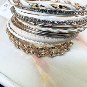 La Cotton gold tone bracelet bundle of 13 thumbnail 4