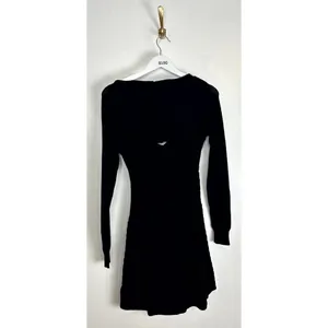 FREE PEOPLE Small World Mini Dress in Black Size Medium thumbnail 10