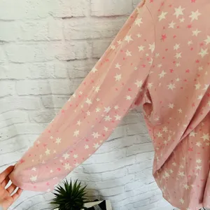 Pink Starry PJ Top Size 3X thumbnail 4