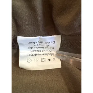 Allegra K Womens Olive Green Hooded Utility Vest‎ Cotton Drawstring Waist Small thumbnail 5