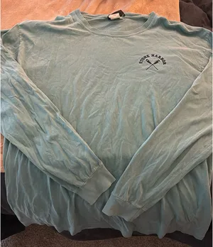 Stone Harbor Long Sleeve Top Blue Size L thumbnail 1