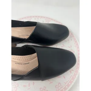 CLARKS Juliet Palm Loafers Womens 6 Black Leather Slip On Comfort Almond Toe NWT thumbnail 10
