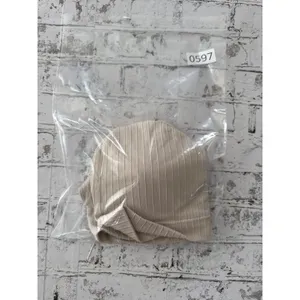 Danskin Intimates Ribbed Bralette‎ Beige Medium Adjustable Straps 2160-50 thumbnail 5