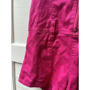 Vtg Barbiecore Romper M Retro Festival Pinup Zip Sleeveless Cotton Cowgirl Boho thumbnail 5