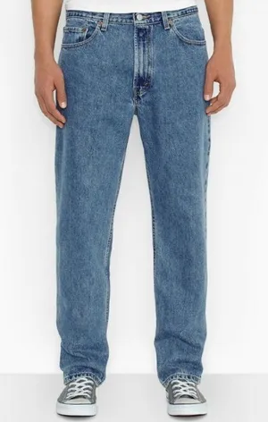 Levi's 550 Relaxed Fit‎ light wash classic jeans size 50 x 30 thumbnail 1