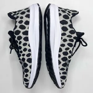 Athletic Works Women's Soft Running Athletic Sneaker 6.5 Black White thumbnail 4