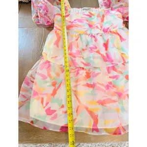 Crosby by Mollie Burch Babydoll Dress Womens Multicolor Large thumbnail 7