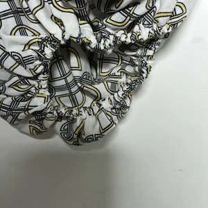 LOVE X DESIGN Geometric Print Cropped Blouse Long Sleeve Women's Size S‎ thumbnail 7