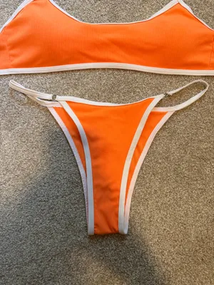 Shein Orange Bikini Set thumbnail 2