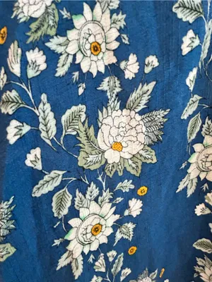 Show Me Your Mumu Rancho Vista Tunic Dress Blue White Size XS thumbnail 9