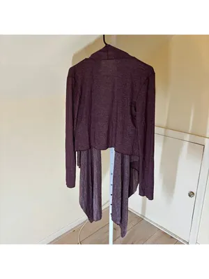 Patagonia EUC Women's Glorya Wrap Plum Long Sleeve Yoga Cardigan Size M thumbnail 5