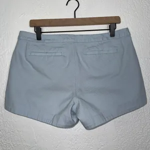 Lilly Pulitzer Adie Ruffle Pocket Shorts Blue Preppy Coastal Resort Size 10 thumbnail 2