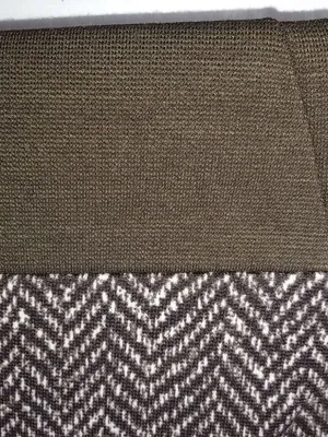 Michael Kors 6 Brown Gold Herringbone Pencil Skirt thumbnail 5