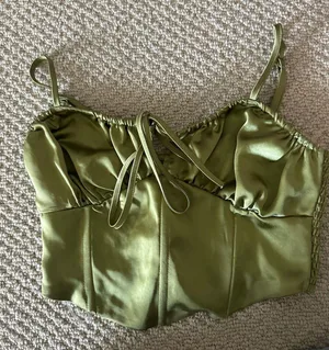 PacSun Green Corset Top thumbnail 1