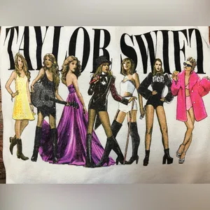 Taylor Swift Eras WHITE Sweatshirt Size SMALL Limited Edition size M thumbnail 2