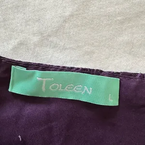 Toleen One Shoulder Bow Detail Party Dress size L thumbnail 4