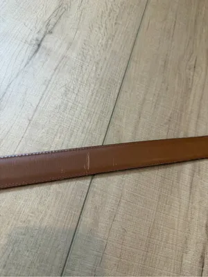 Coach Black Leather Belt Size 34 Gold Brass Buckle Vintage Made in Costa Rica thumbnail 6