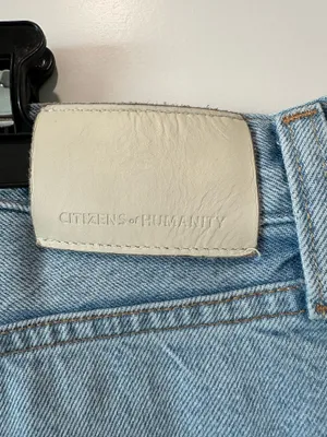 Citizens of Humanity Paloma Baggy Wide Leg Jeans 32 Light Wash thumbnail 3