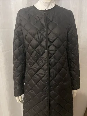 UNIQLO Ultra Light Down Compact Coat Black Size S Quilted Long Jacket Packable thumbnail 2