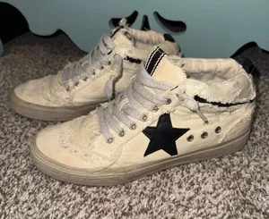 SHUSHOP Paulina Sneakers White Size 7.5 thumbnail 1