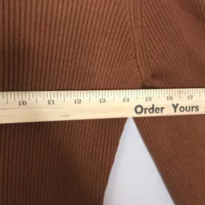Hyfve brown puffer sleeves sweater dress size large ladies cute‎ modest thumbnail 7