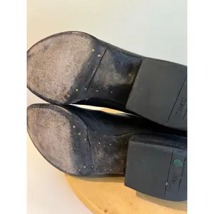 Vintage Dan Post Classic Black Genuine Leather Western Boots Size 9 Women's thumbnail 12