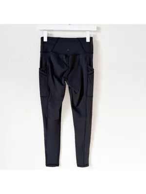 Prana Electa Leggings II Black Size Small Neutral Athleisure Yoga Run Outdoor thumbnail 2