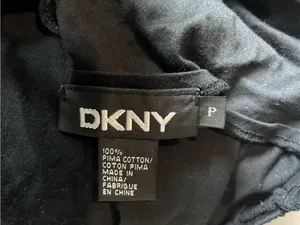 DKNY Black Halter Tank Top thumbnail 2