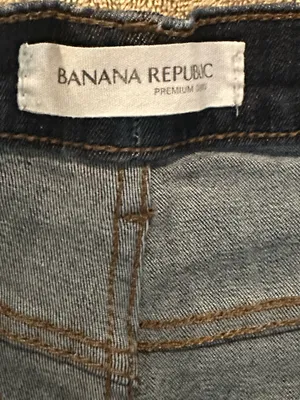 Banana Republic Dark Wash Straight-Leg Jeans — 30x27 thumbnail 3