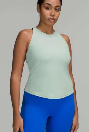 LULULEMON BASE PACE Luxtreme HIGH NECK RIBBED TANK thumbnail 1
