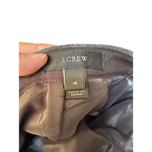 J Crew Wool Gray Mini Ruffled Skirt Women's‎ Size 4 thumbnail 3