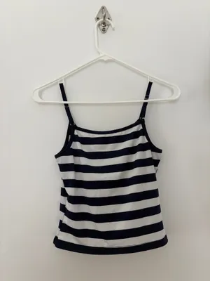 Blue and White Tank Top thumbnail 2