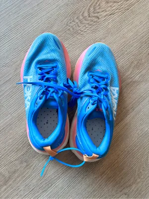 Hoka One One Bondi 8 Wide Sneakers Coastal Sky Blue Pink Size 6.5 D thumbnail 10