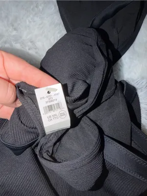 NWT Aerie Black Cutout One-Piece Swimsuit size XXL Open Back thumbnail 5