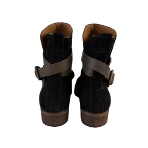 See by Chloe Janis Black Suede Ankle Boots Sz 37 EU 7 US thumbnail 6