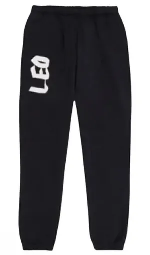 Good American Oversized Black Leo Sweatpants(Size 1,Small) thumbnail 1