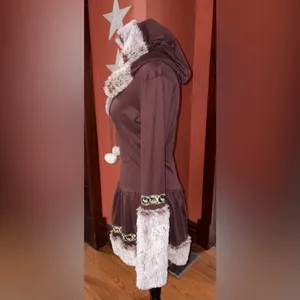 Y2K Ice Princess Costume Brown Size L thumbnail 2