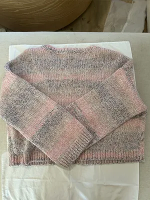 Roxy Swell Season Long Sleeve Sweater, Pink, Size Medium, NWT thumbnail 6