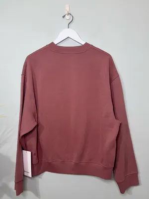 Lululemon Women’s Steady State Oversized Crew Sweatshirt Red Clay Large NWT thumbnail 5