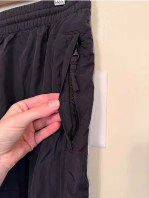 Urban Outfitters black high waisted wind pant joggers thumbnail 4