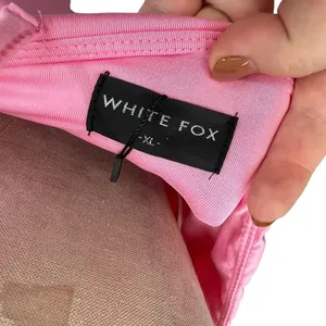 White Fox Boutique The Long Run Mini Dress Pink Halter Bodycon Size XL‎ thumbnail 13
